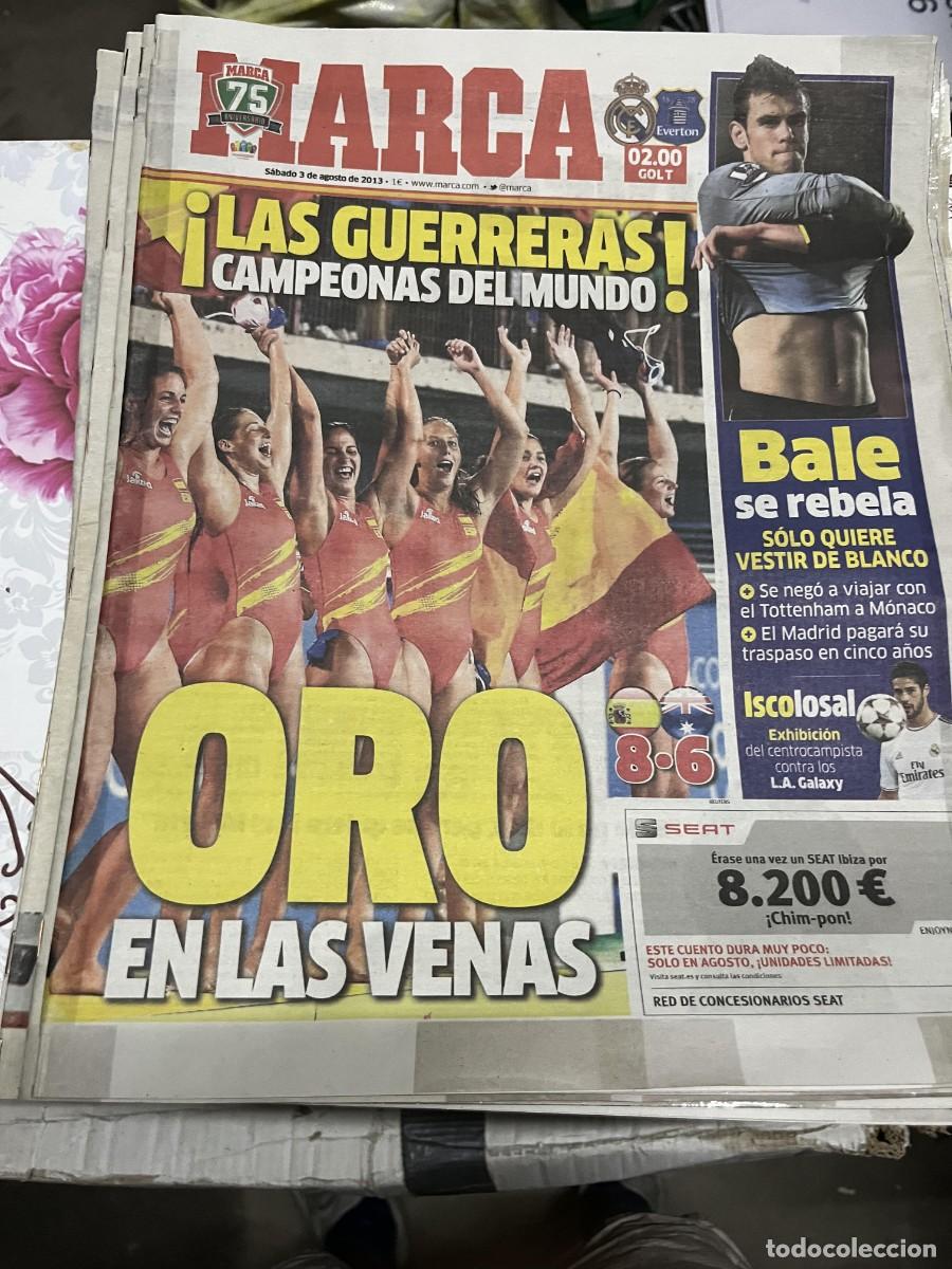 Sammelleidenschaft Sport: MARCA (3-8-2013) CAMPEONAS DEL MUNDO WATERPOLO ESPA&Ntilde;A 8-6 AUSTRALIA BALE REAL MADRID EVERTON
