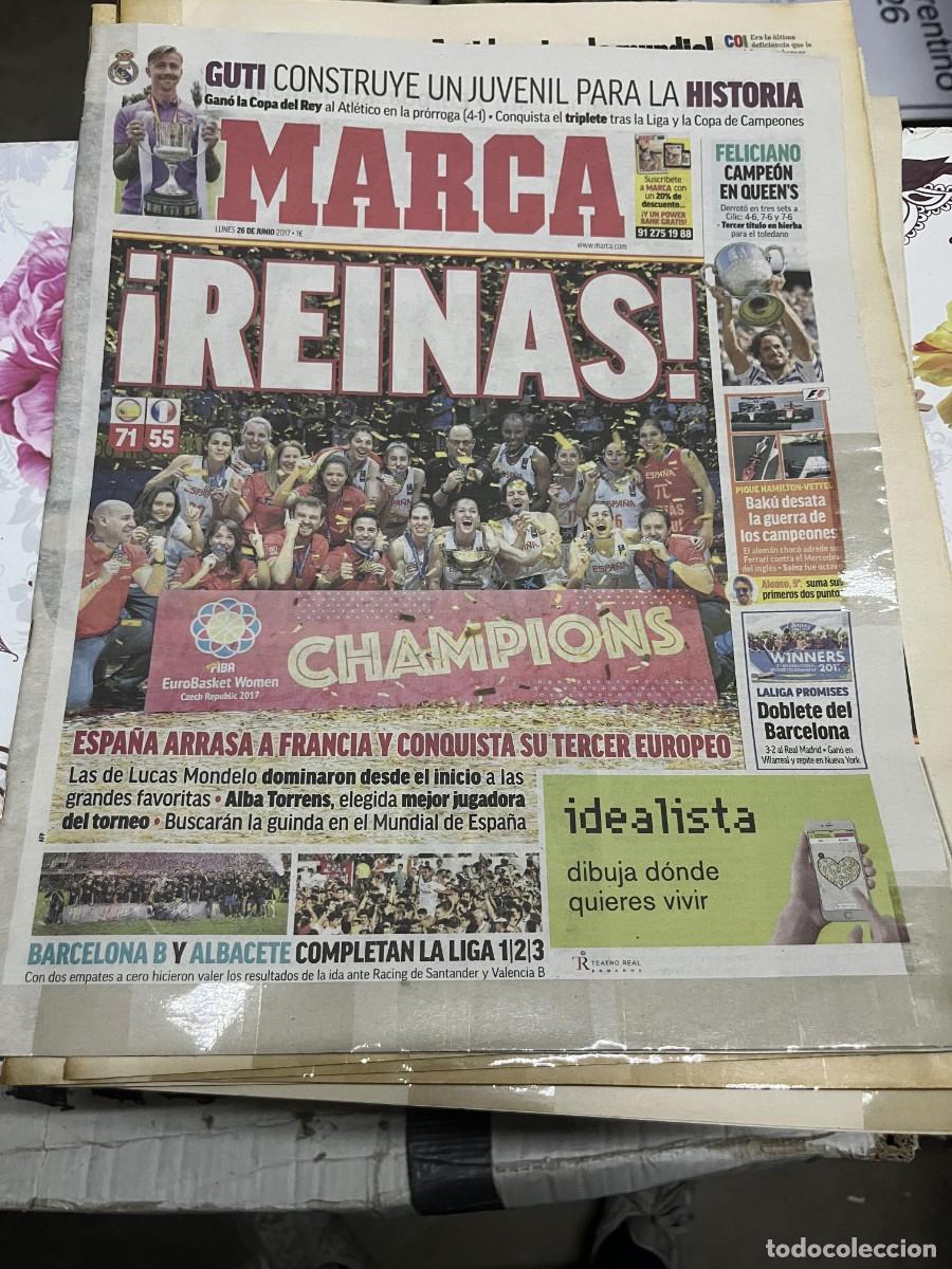Coleccionismo deportivo: MARCA (26-6-2017) CAMPEON FINAL BALONCESTO EUROPEO ESPA&Ntilde;A 71-55 FRANCIA EUROBASKET WOMEN