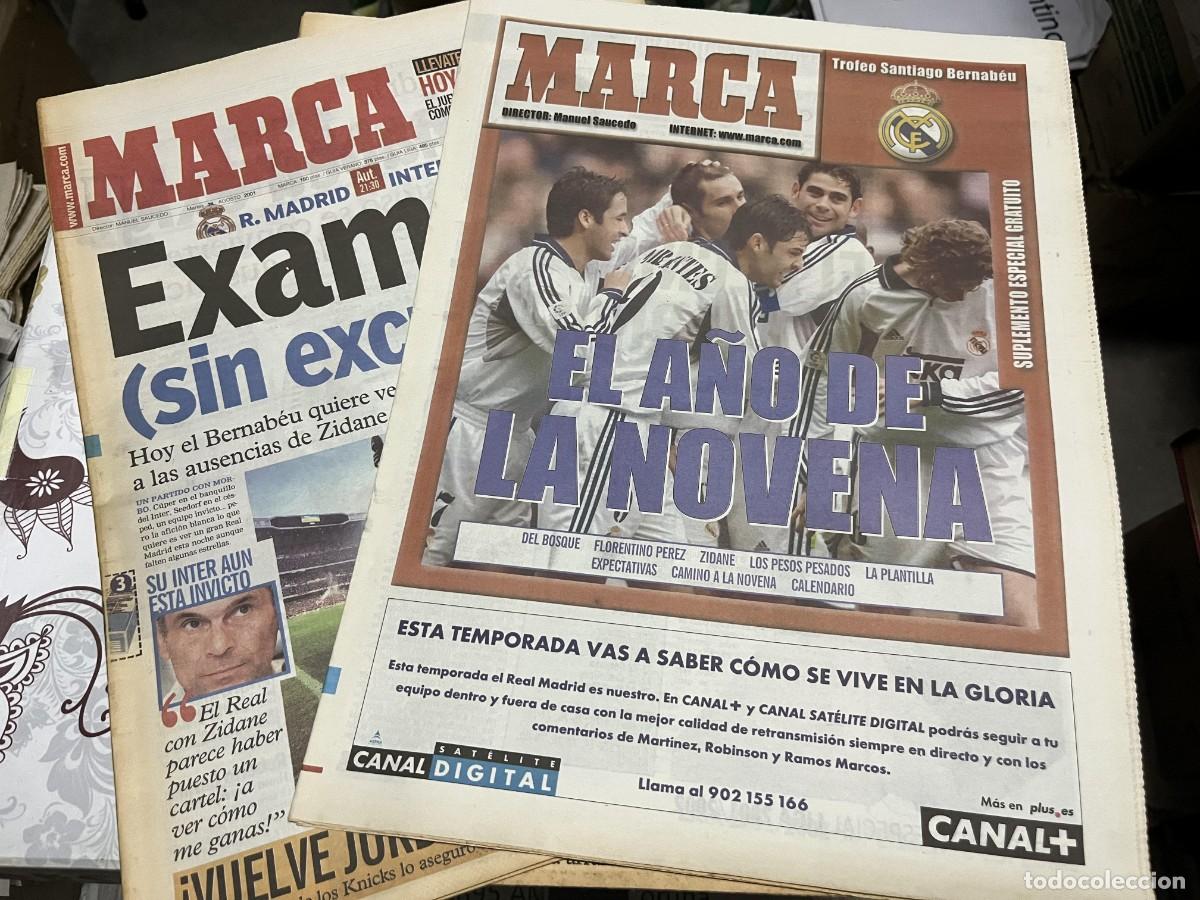 Coleccionismo deportivo: MARCA (14-8-2001) HOY REAL MADRID INTER MILAN MICHAEL JORDAN JULEN GUERRERO EVERTON 1-0 ESPANYOL