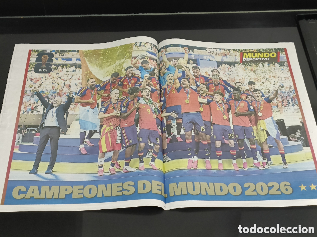 Collezionismo sportivo: Peri&oacute;dico historia P&oacute;ster Mundo deportivo 22 Julio 2026