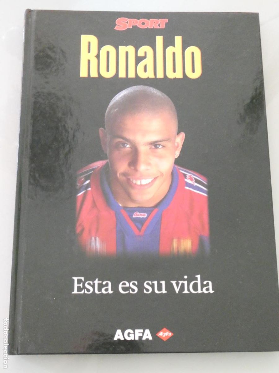 Coleccionismo deportivo: LIBRO DIARIO SPORT. F&Uacute;TBOL FC BARCELONA RONALDO NAZARIO ESTA ES SU VIDA. 520GR