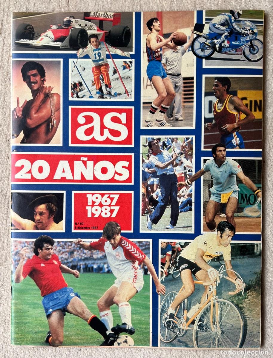 Coleccionismo deportivo: REVISTA AS - 20 A&Ntilde;OS - (1.967 - 1.987) - NUMERO EXTRAORDINARIO