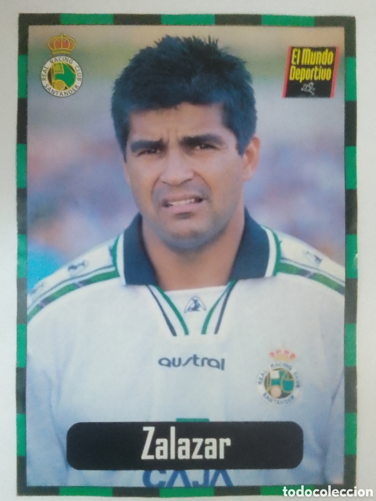 Sports collectibles: Lamina El Mundo Deportivo Colecci&oacute;n Racing n&deg; 3 Zalazar.