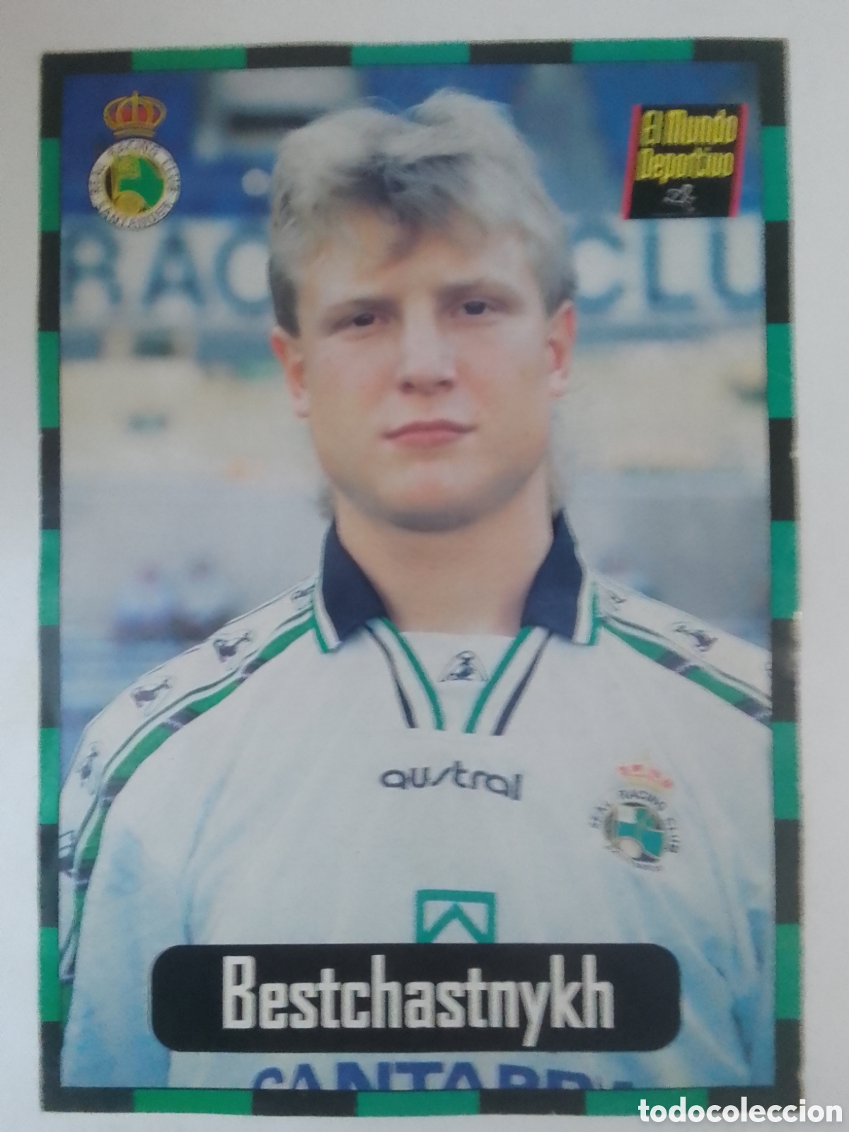 Sports collectibles: Lamina El Mundo Deportivo Colecci&oacute;n Racing n&deg; 1 Bestchastnykh.