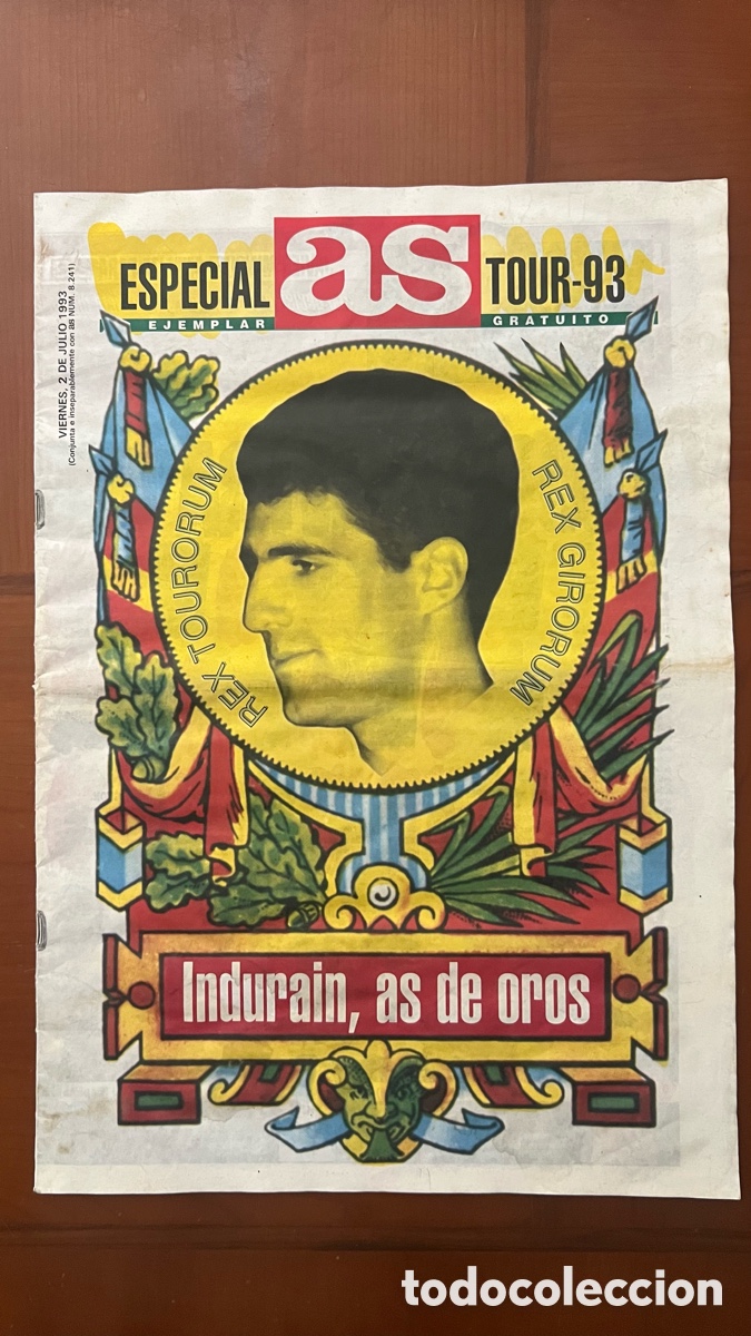 Coleccionismo deportivo: DIARIO AS - ESPECIAL TOUR DE FRANCIA 93: INDURAIN, AS DE OROS - TOUR DE FRANCE 1993