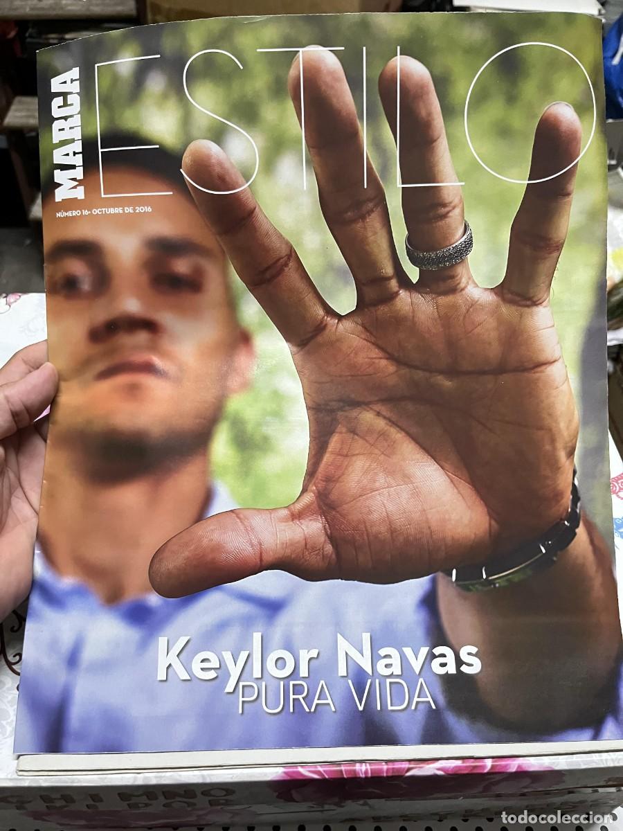 Coleccionismo deportivo: MARCA ESTILO # 16 OCTUBRE 2016 KEYLOR NAVAS PAGOS DEL REY FELIX SOLIS AVANTIS RUBGY BON VIVANT