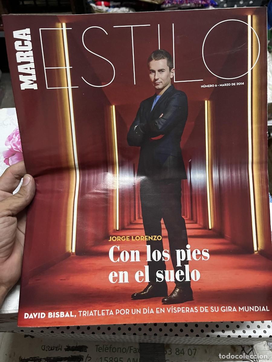 Coleccionismo deportivo: MARCA ESTILO # 6 MARZO 2014 JORGE LORENZO DAVID BISBAL
