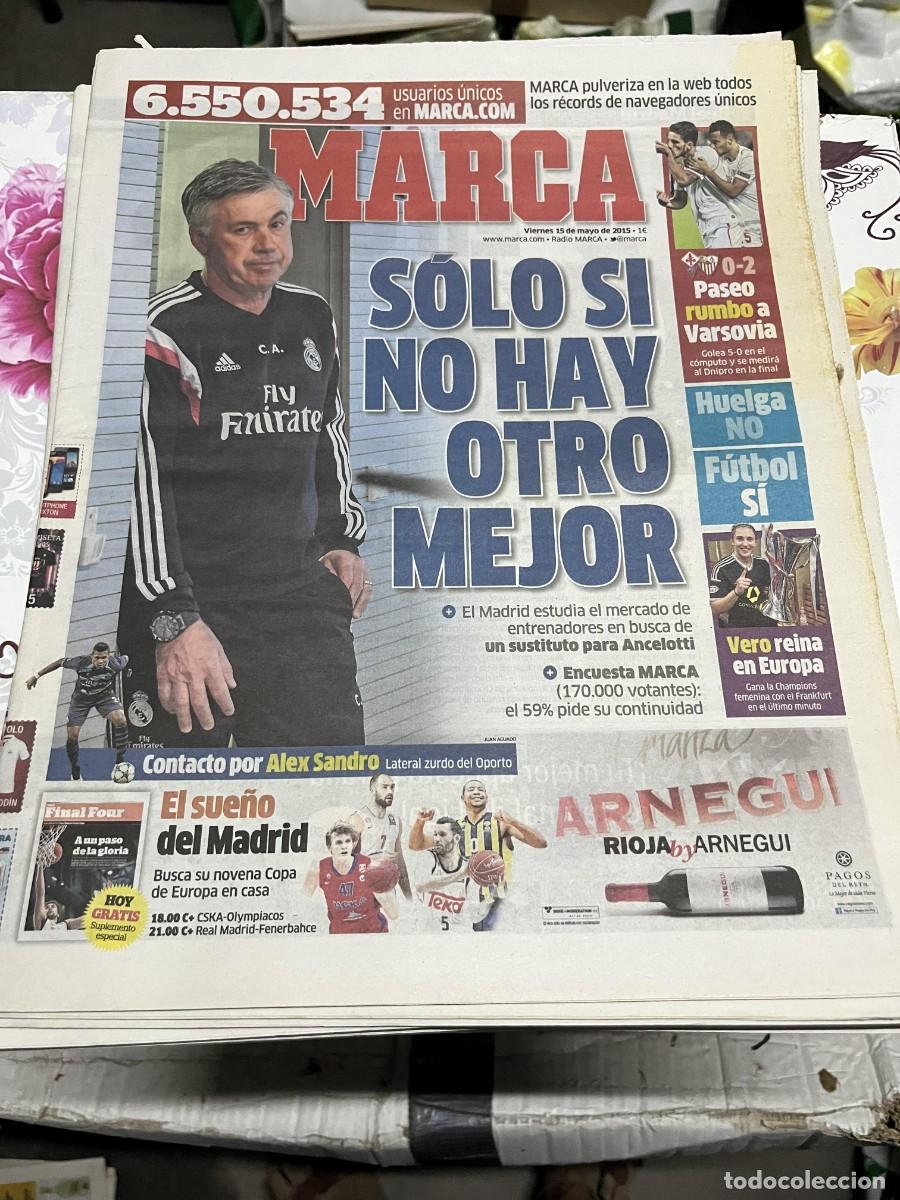 Coleccionismo deportivo: MARCA (15-5-2015) EUROPA LEAGUE FIORENTINA 0-2 SEVILLA MOURINHO VERO CAMPEON CHAMPIONS FEMENINA