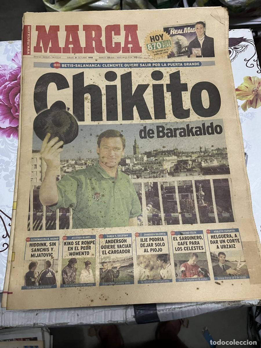 Coleccionismo deportivo: MARCA (31-10-1998) CLEMENTE BETIS SALAMANCA EXTREMADURA REAL MADRID ATLETICO ALAVES JORNADA LIGA
