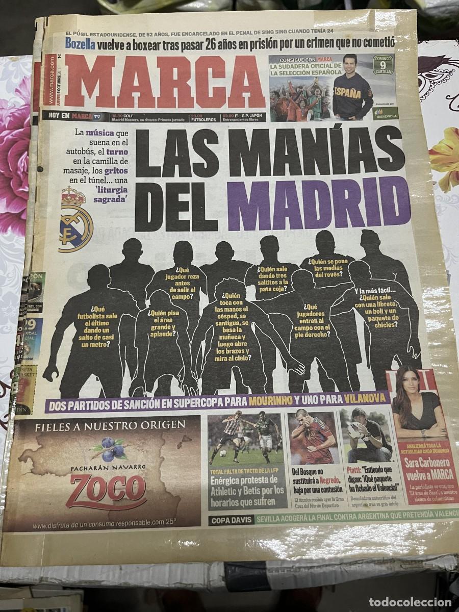 Coleccionismo deportivo: MARCA (6-10-2011) BOXEO BOZELLA MANIAS DEL REAL MADRID NEGREDO PIATTI