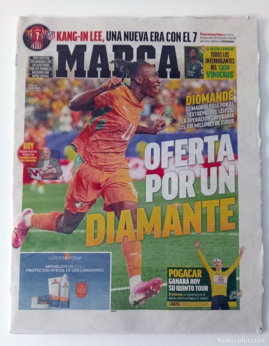 Coleccionismo deportivo: DIARIO MARCA OFERTA PARA UN DIAMANTE: 26 JULIO 2026 FICHAJE REAL MADRID DIOMAND&Eacute;