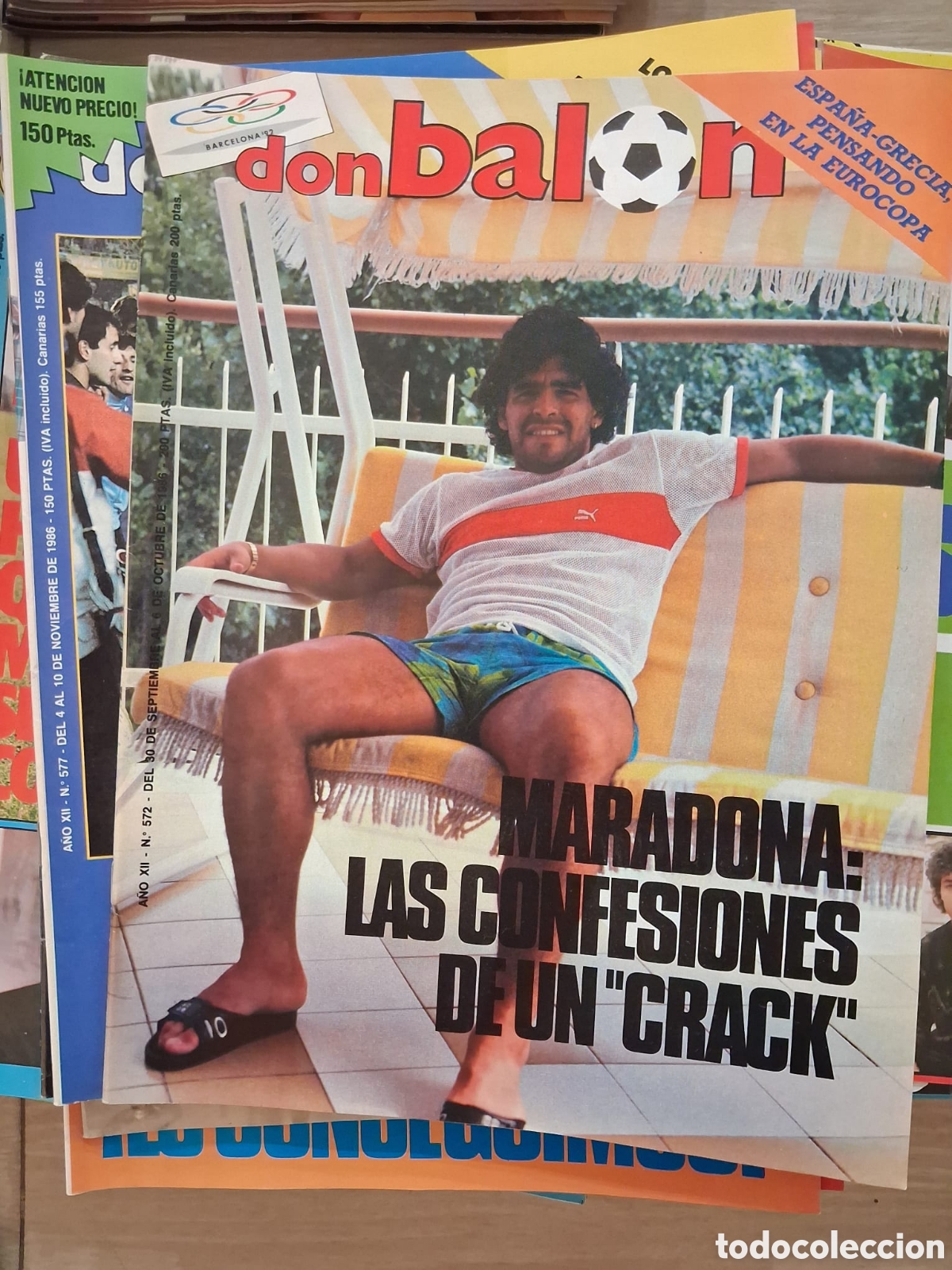 Coleccionismo deportivo: Revistas Don Balon n&deg;466 al 997