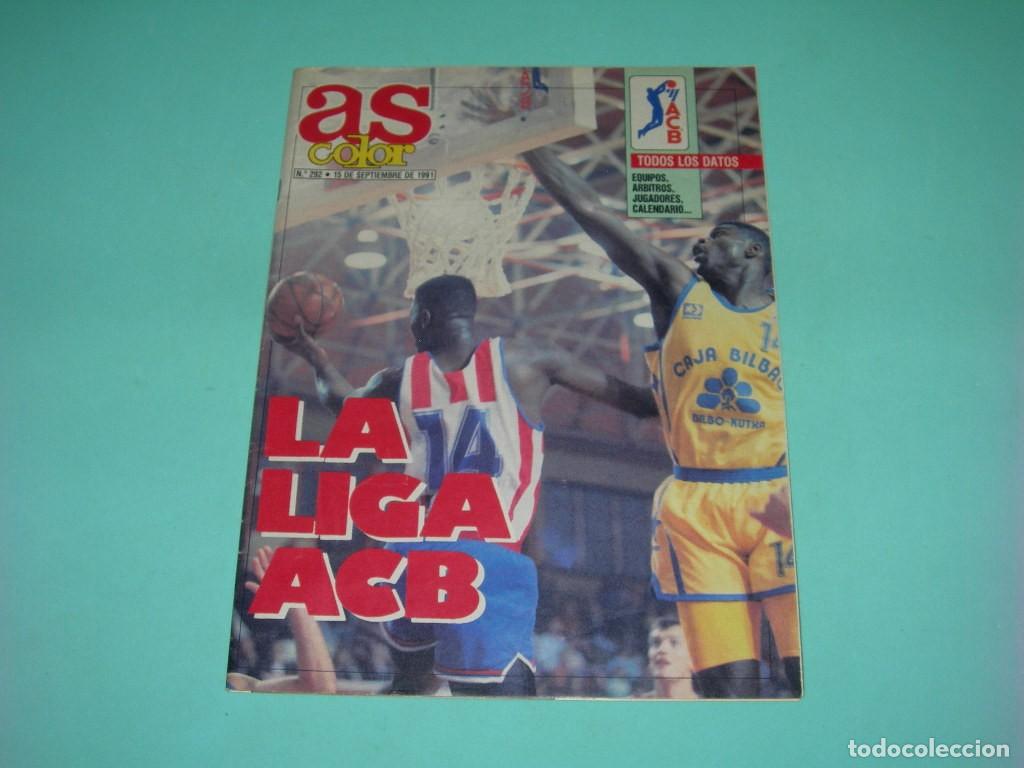 Coleccionismo deportivo: REVISTA AS COLOR N&ordm; 292 - LA LIGA ACB - BALONCESTO - BASKET -