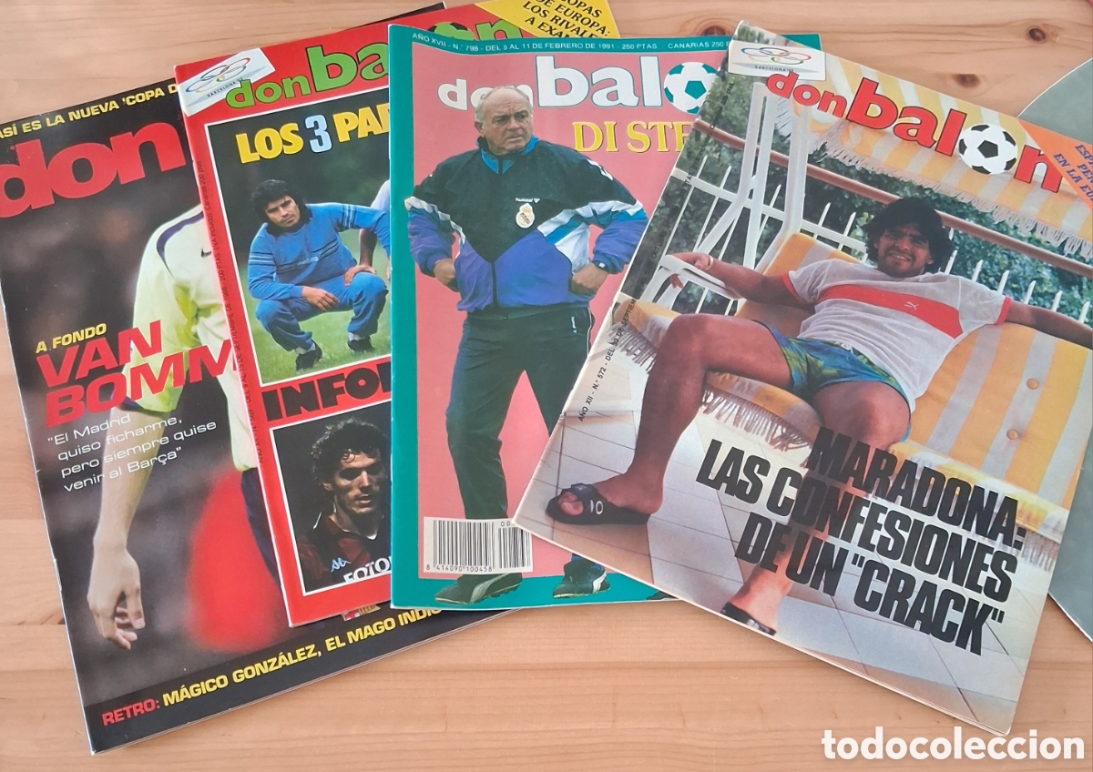 Coleccionismo deportivo: Revistas Don Bal&oacute;n 569 - 572 - 797 - 1563