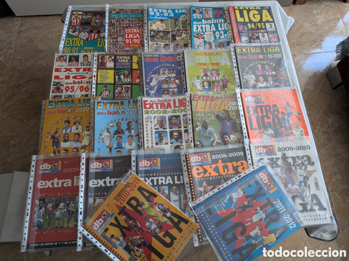 Coleccionismo deportivo: Colecci&oacute;n 22 revistas Don Balon Extra Liga. 90/12