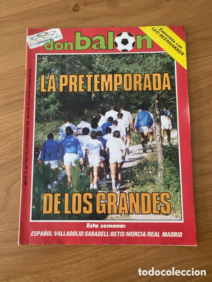 Coleccionismo deportivo: Don bal&oacute;n 564 - Real Madrid - Espanyol - Murcia - Sabadell - tendillo - Malaga - Betis