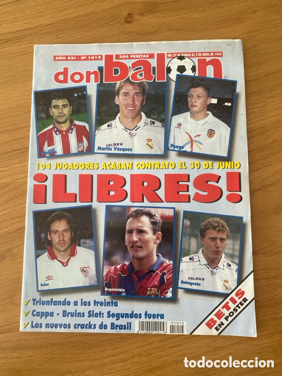 Coleccionismo deportivo: don bal&oacute;n 1015 - Poster Betis - H&eacute;rcules - Espanyol - Simone Mil&aacute;n - Jap&oacute;n