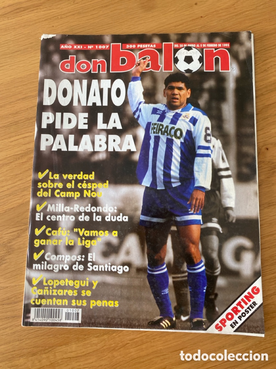 Coleccionismo deportivo: don bal&oacute;n 1007 - Poster Sporting - Donato - &Eacute;ibar - Rambert - Juventus