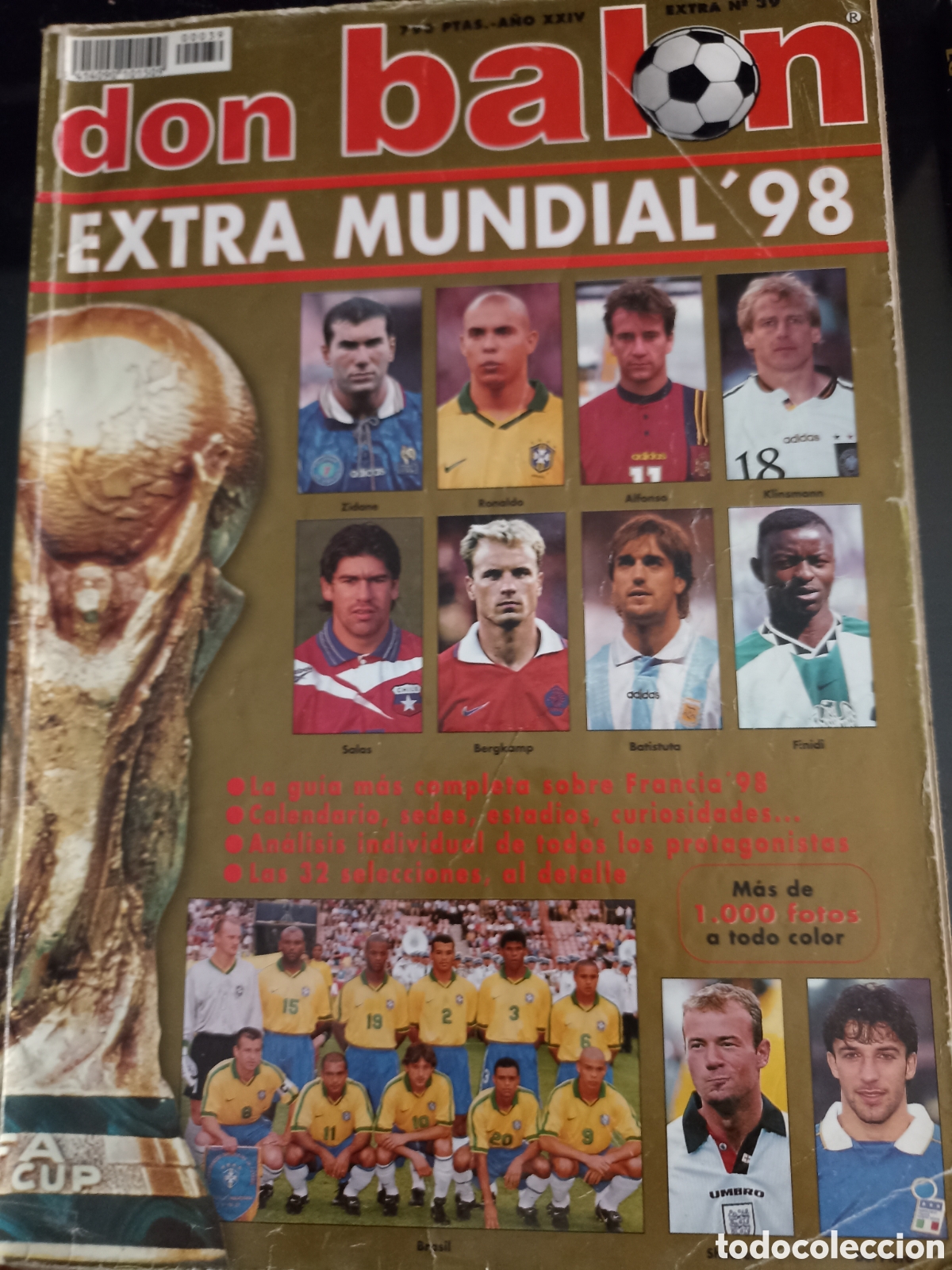 Coleccionismo deportivo: Don Balon extra mundial 98