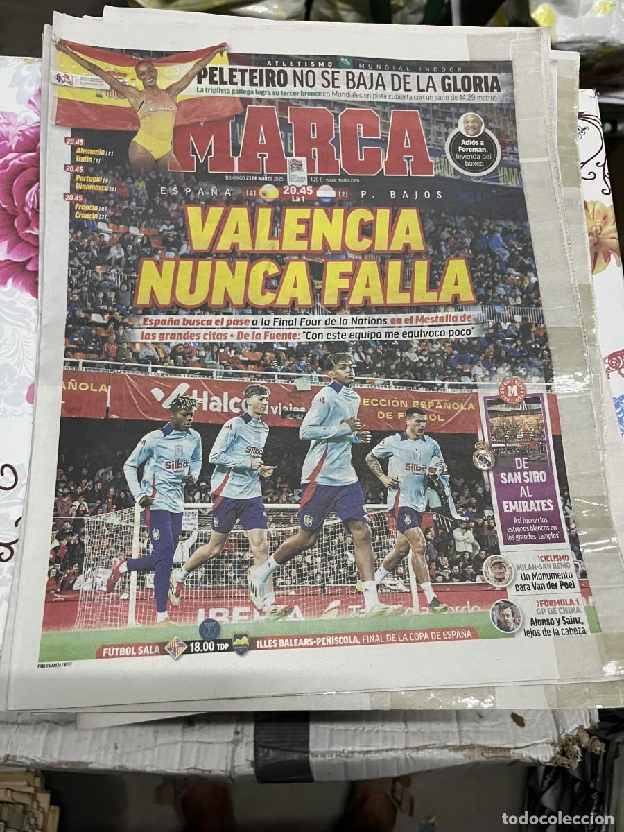 Coleccionismo deportivo: MARCA (23-3-2025) ANA PELETEIRO HOY SELECCION ESPA&Ntilde;OLA ESPA&Ntilde;A PAISES BAJOS MESTALLA