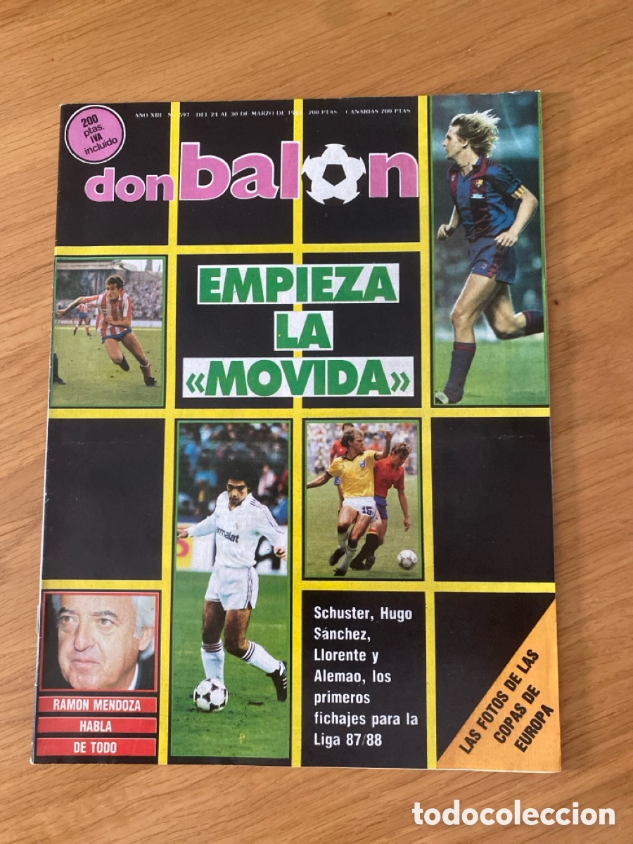 Sammelleidenschaft Sport: Don bal&oacute;n 597 - Porteros - Murcia - Copas Europeas - Real Madrid - Smith - Cartagena - Espanyol