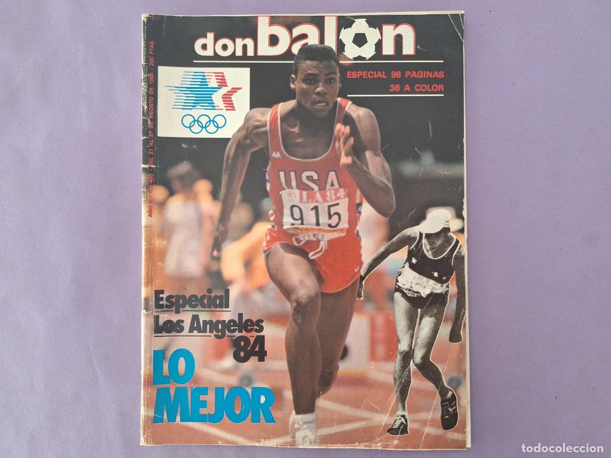 Coleccionismo deportivo: REVISTA DON BALON ESPECIAL LOS ANGELES 1984 ABASCAL PLATA 1500 BALONCESTO EPI ESPA&Ntilde;A PLATA ESTIARTE