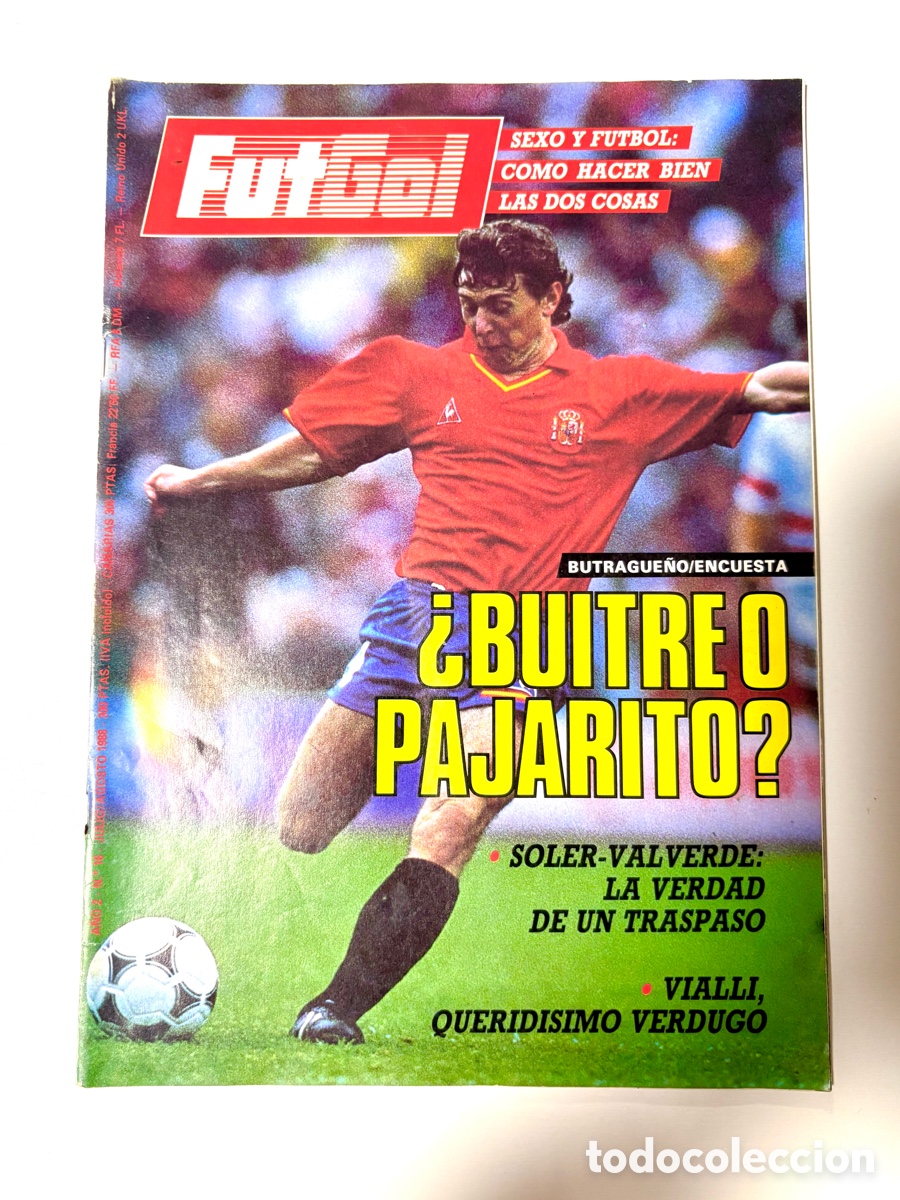 Coleccionismo deportivo: Revista FutGol N&ordm; 16 (1988) Emilio Butrague&ntilde;o - Especial Poli Rinc&oacute;n Betis