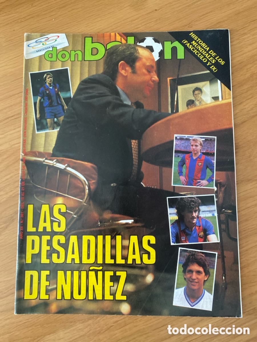 Coleccionismo deportivo: Don bal&oacute;n 561 - Poster Maradona Argentina - Fasc&iacute;culo historia mundial - Mexico 86 - Espa&ntilde;a - Luis F