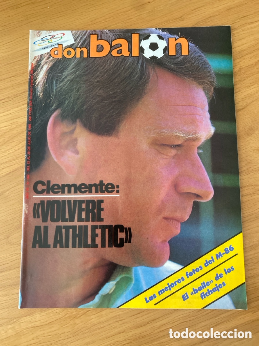 Coleccionismo deportivo: Don bal&oacute;n 562 - Mexico 86 - Clemente - Valladolid - Kubala - Valencia - Altobelli - Maradona - Real