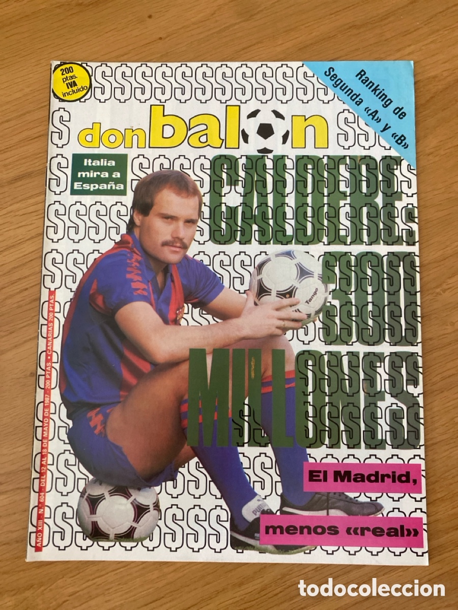 Coleccionismo deportivo: Don bal&oacute;n 604 - Real Madrid - Betis - Espanyol - Rosario - Final Recopa Ajax - H&eacute;rcules - Castilla