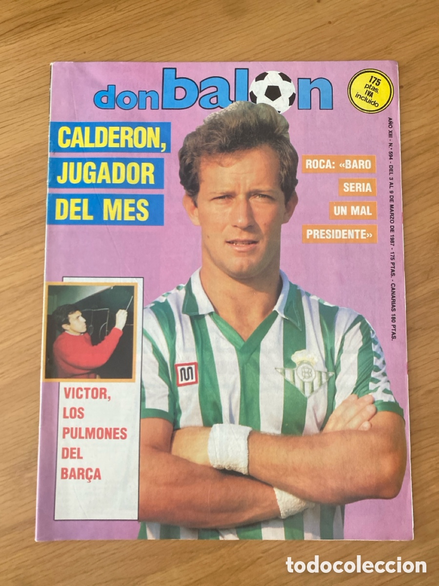 Coleccionismo deportivo: Don bal&oacute;n 594 - Poster Betis - Murcia - Quinta Buitre - Portugal - Athletic - Recreativo - V&iacute;ctor