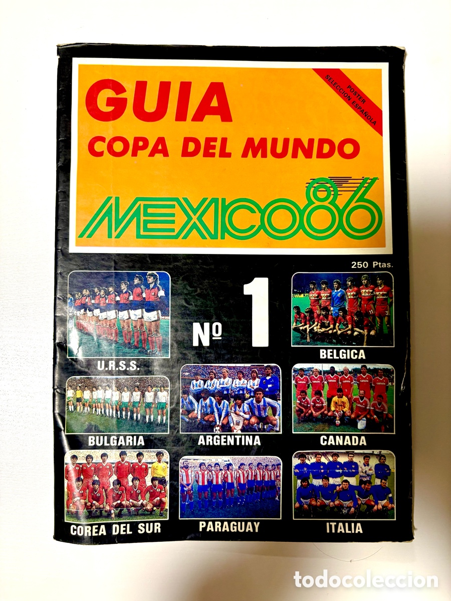 Coleccionismo deportivo: Gu&iacute;a Copa del Mundo M&eacute;xico 86 - N&uacute;mero 1 (Hist&oacute;rica Revista Don Bal&oacute;n)