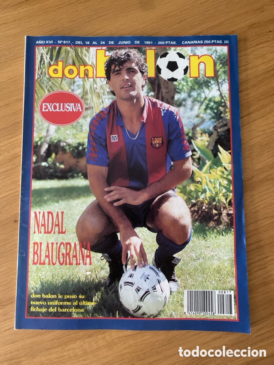 Coleccionismo deportivo: Don bal&oacute;n 817 - Osasuna - Albacete - Deportivo - Especial liga 90/91 - Nadal