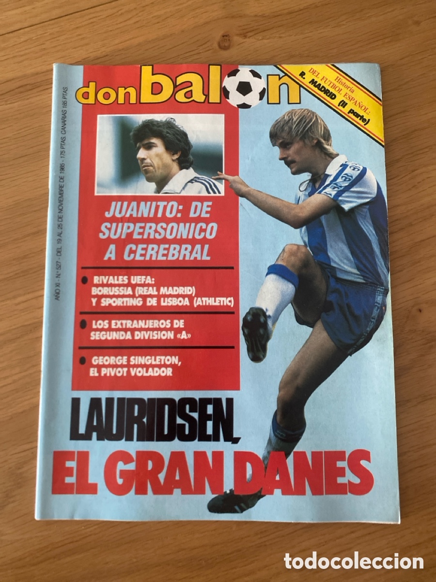 Coleccionismo deportivo: Don bal&oacute;n 527 - Espanyol - Juanito - Copas Europeas - Mexico 86 - Ferrol