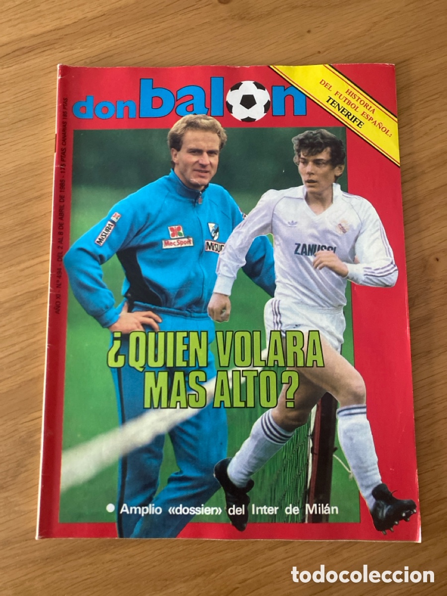 Coleccionismo deportivo: Don bal&oacute;n 494 - Poster Tenerife - Aragon&eacute;s - Inter - Espa&ntilde;a - Zaragoza - Butrague&ntilde;o