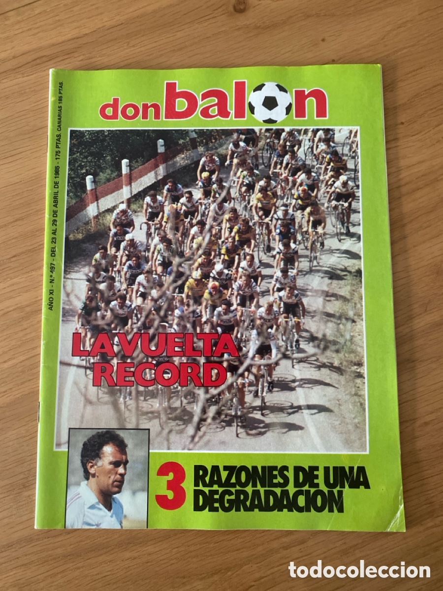 Coleccionismo deportivo: Don bal&oacute;n 497 - Vuelta Espa&ntilde;a 85 - Selecci&oacute;n - Clemente - Madrid - Bertoni - basket Margall - Rugby