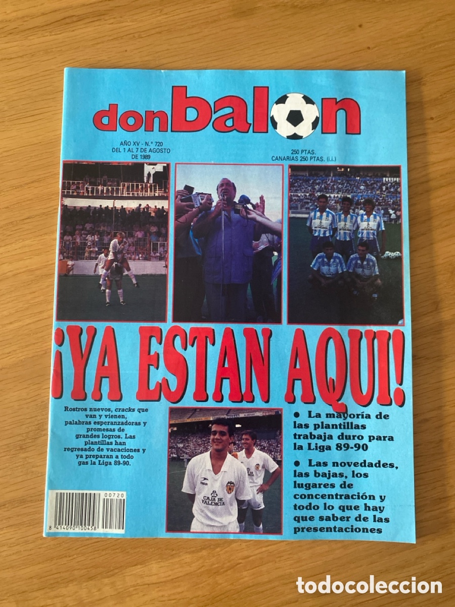 Coleccionismo deportivo: don bal&oacute;n 720 - Poster N&rsquo;Kono Espanyol - Rommel - Valencia - Rayo Malaga Atl&eacute;tico - Zaragoza