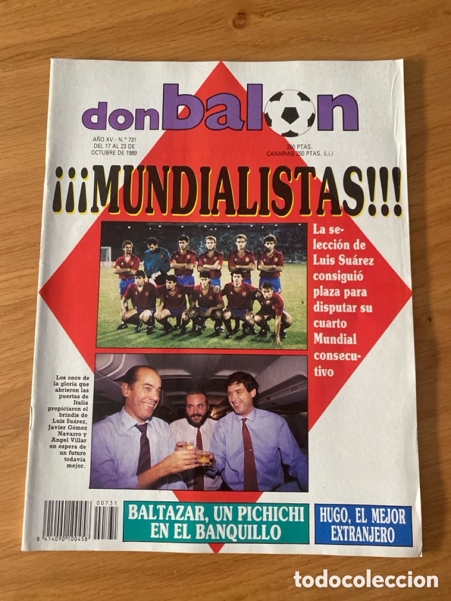 Coleccionismo deportivo: don bal&oacute;n 731 - Poster Osasuna - Espa&ntilde;a - Atl&eacute;tico - Logro&ntilde;&eacute;s - Maradona - Italia 90 - Burgos