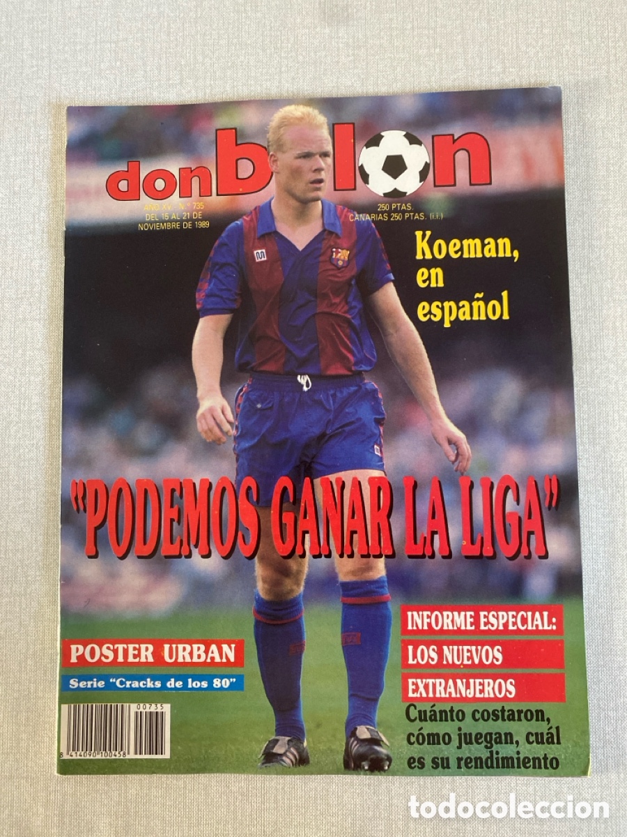 Sammelleidenschaft Sport: don bal&oacute;n 735 - Poster Osasuna - Koeman - Rayo - Oviedo - Bar&ccedil;a - Mil&aacute;n - Bustingorri