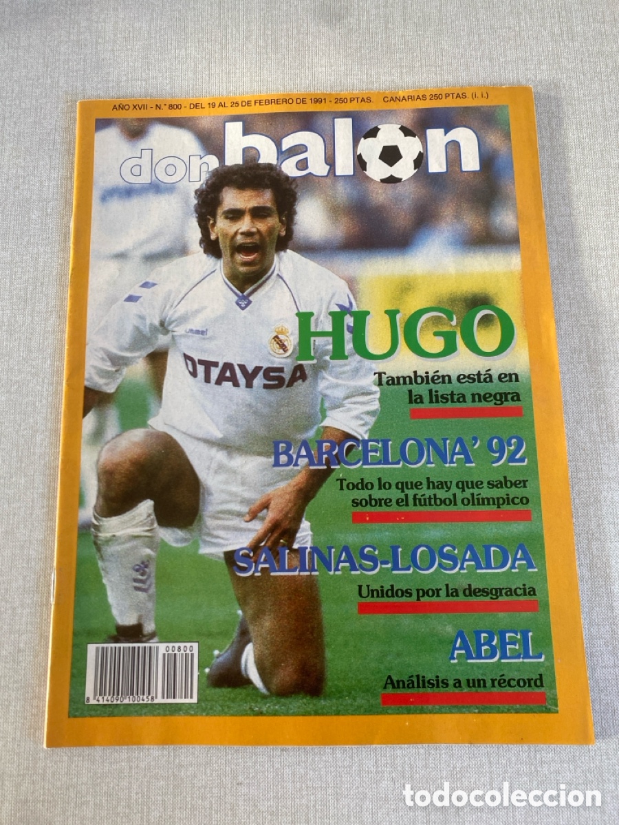 Coleccionismo deportivo: Don bal&oacute;n 800 - Poster Tenerife - Real Madrid - Sporting - Osasuna - Espa&ntilde;a - Higuita - H&eacute;rcules