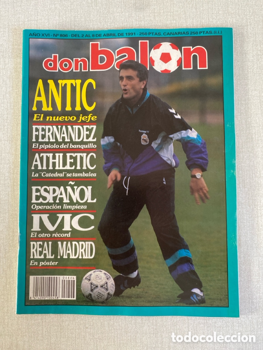Coleccionismo deportivo: Don bal&oacute;n 806 - Poster Real Madrid - Zaragoza - Espanyol - Boca - Espa&ntilde;a - Athletic - Sevilla