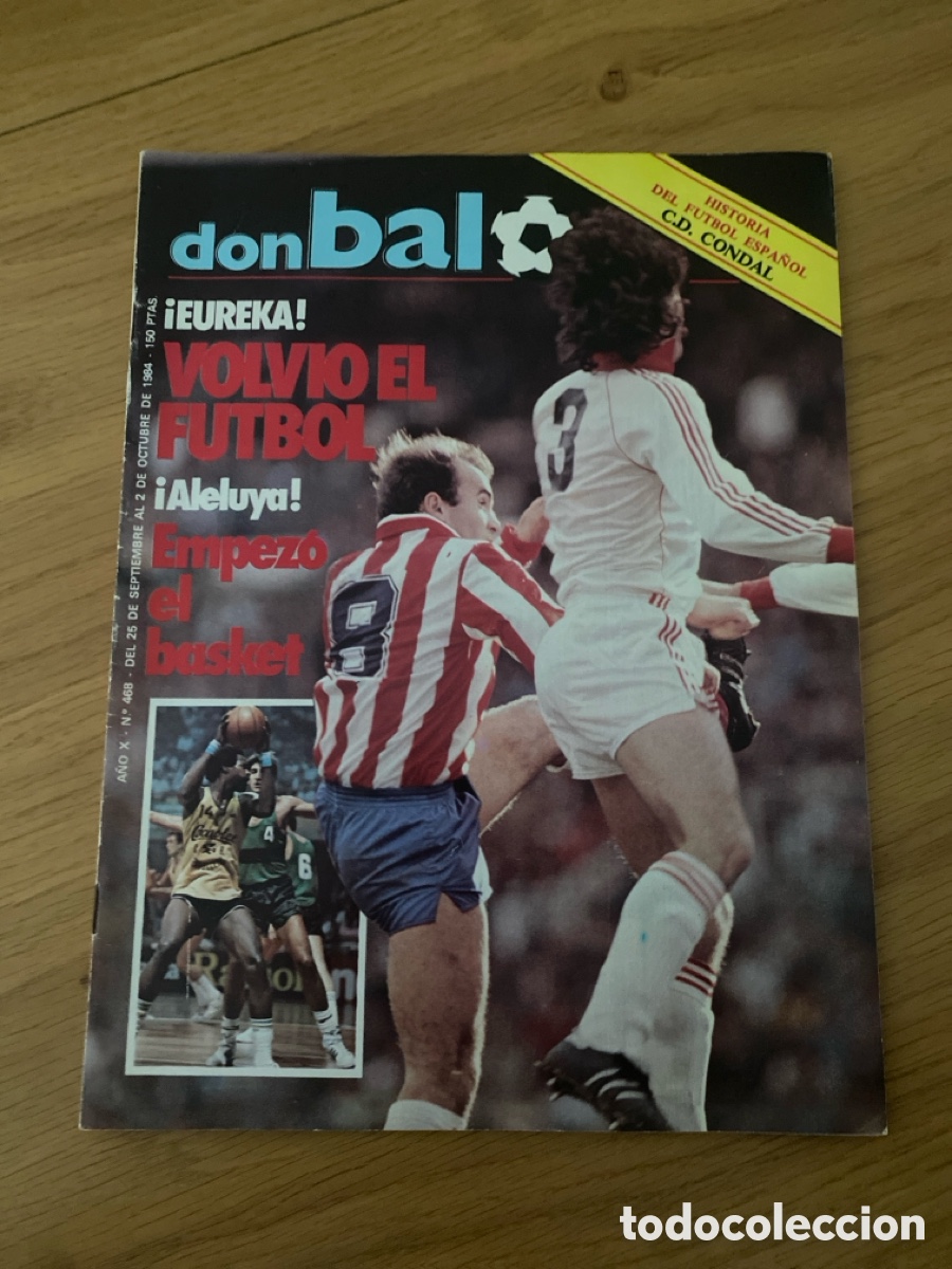 Coleccionismo deportivo: Don bal&oacute;n 468 - Huelga AFE - Africa - Valladolid - Betis - copas europeas - basket