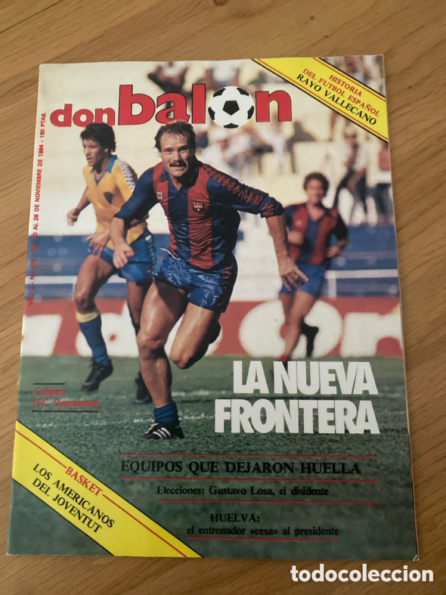 Coleccionismo deportivo: Don bal&oacute;n 476 - mundial Mexico 86 - Valencia - Maradona - Recreativo - basket - Hateley