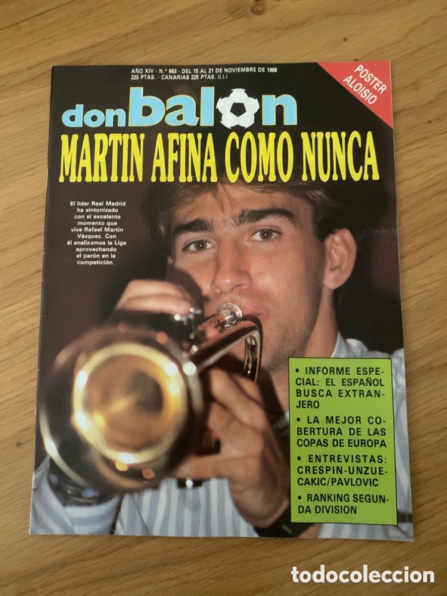 Coleccionismo deportivo: don bal&oacute;n 683 - Poster Barcelona - Martin V&aacute;zquez - Unzu&eacute; - Copas Europeas - Zaragoza - Xerez - Abel