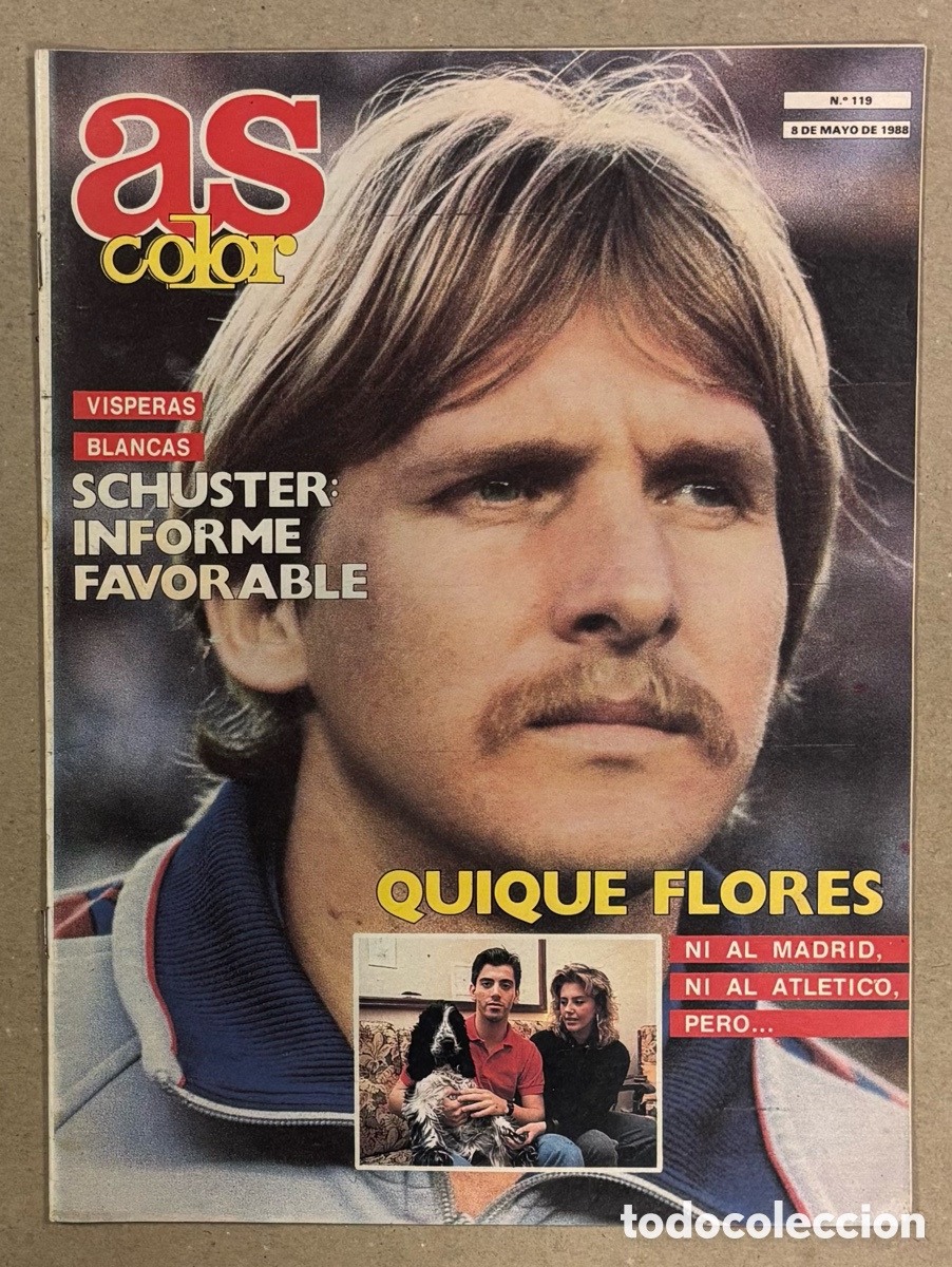 Coleccionismo deportivo: AS COLOR N&deg; 119 (1988). BERN SCHUSTER, QUIQUE FLORES, NATALIA AUTRIC, NBA SACRAMENTO KINGS,&hellip;