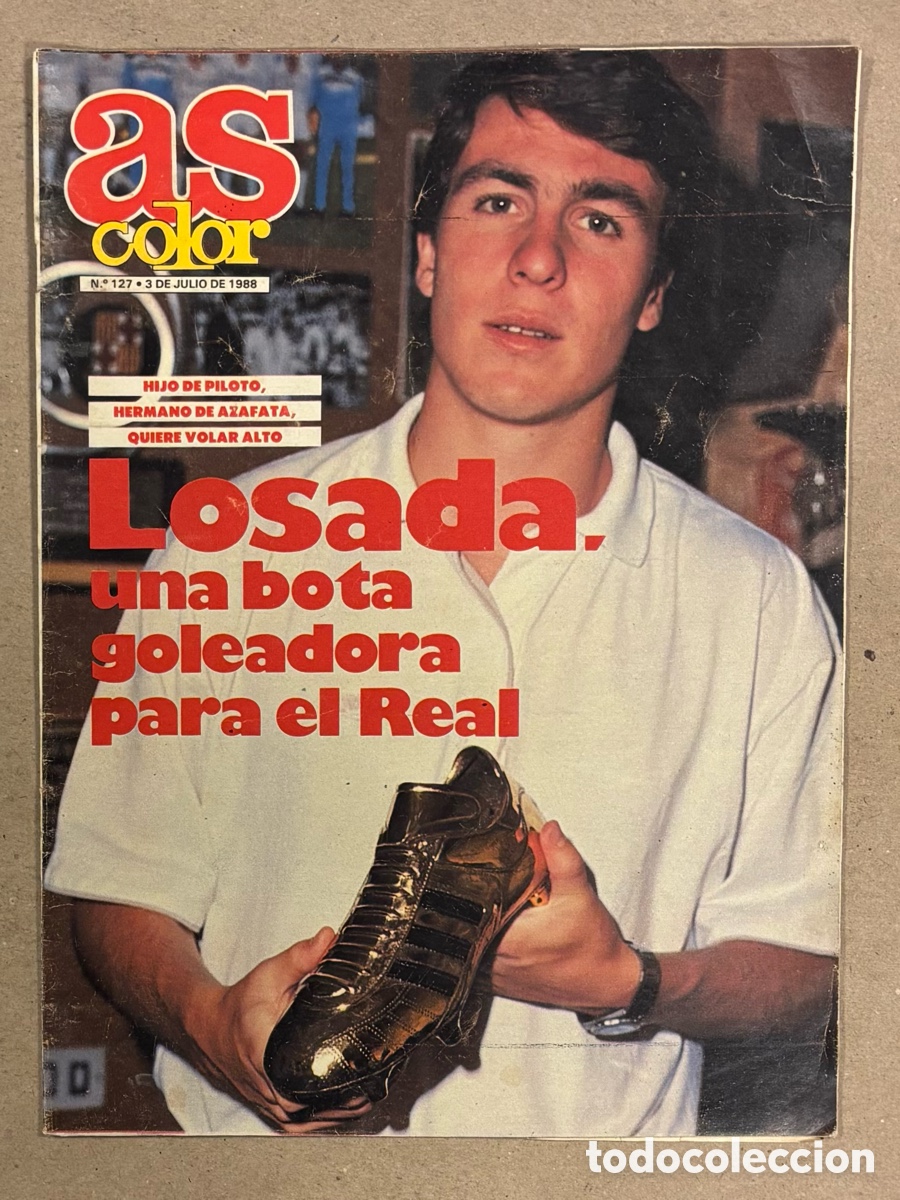 Coleccionismo deportivo: AS COLOR N&deg; 127 (1988). PIPIOLO LOSADA, CORBALAN, NBA MEJOR QUINTETO,&hellip;