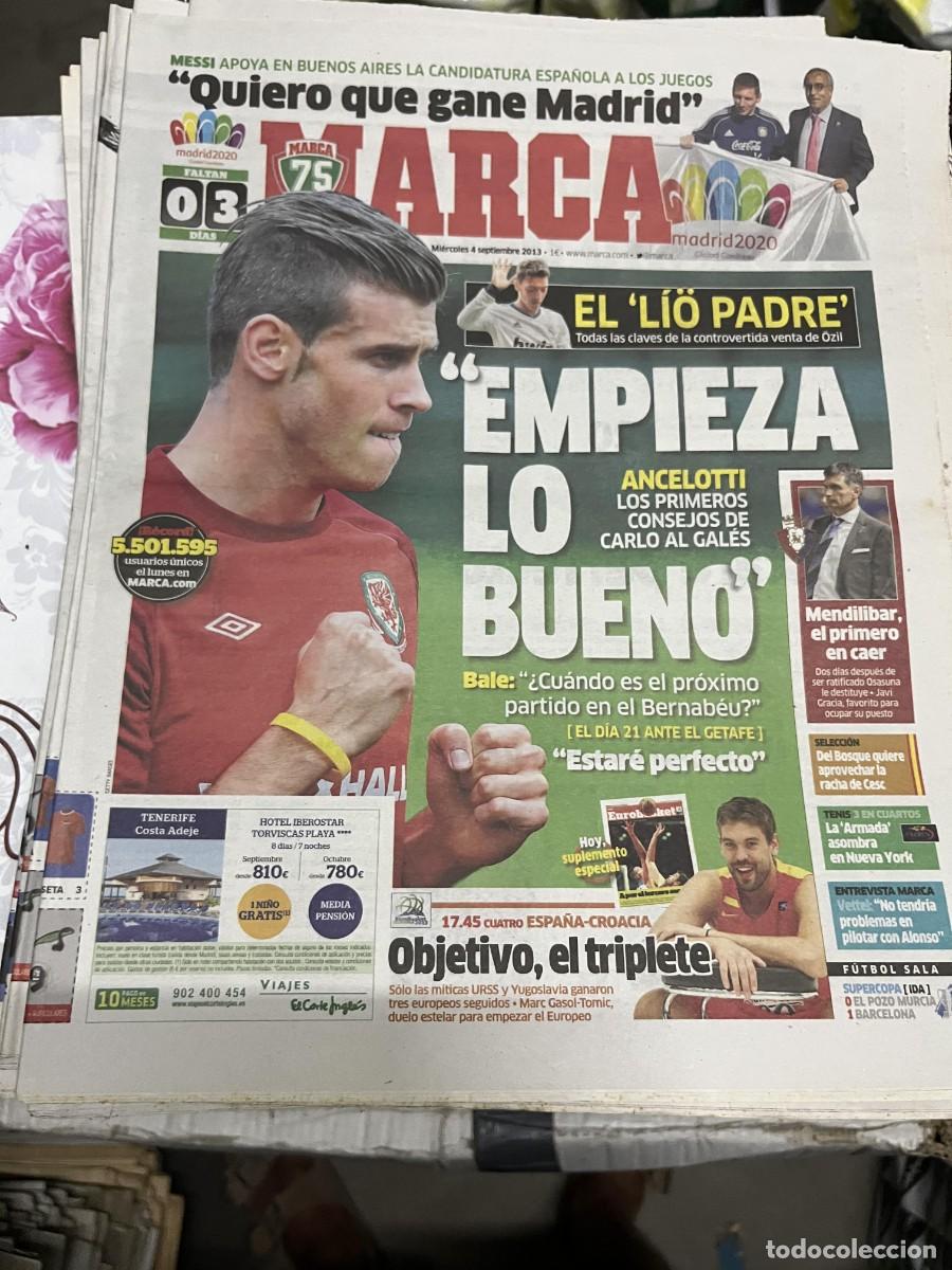 Coleccionismo deportivo: MARCA (4-9-2013) BALE MADRID 2020 MARC GASOL BALONCESTO ESPA&Ntilde;A CROACIA MENDILIBAR