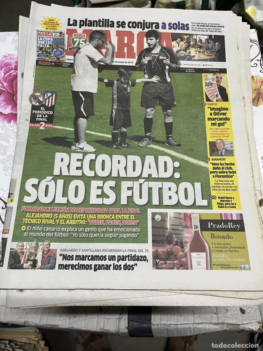 Coleccionismo deportivo: MARCA (15-5-2013) DERBI REAL MADRID ATLETICO PANTIC AMANCIO AMARO ADELARDO SANTILLANA