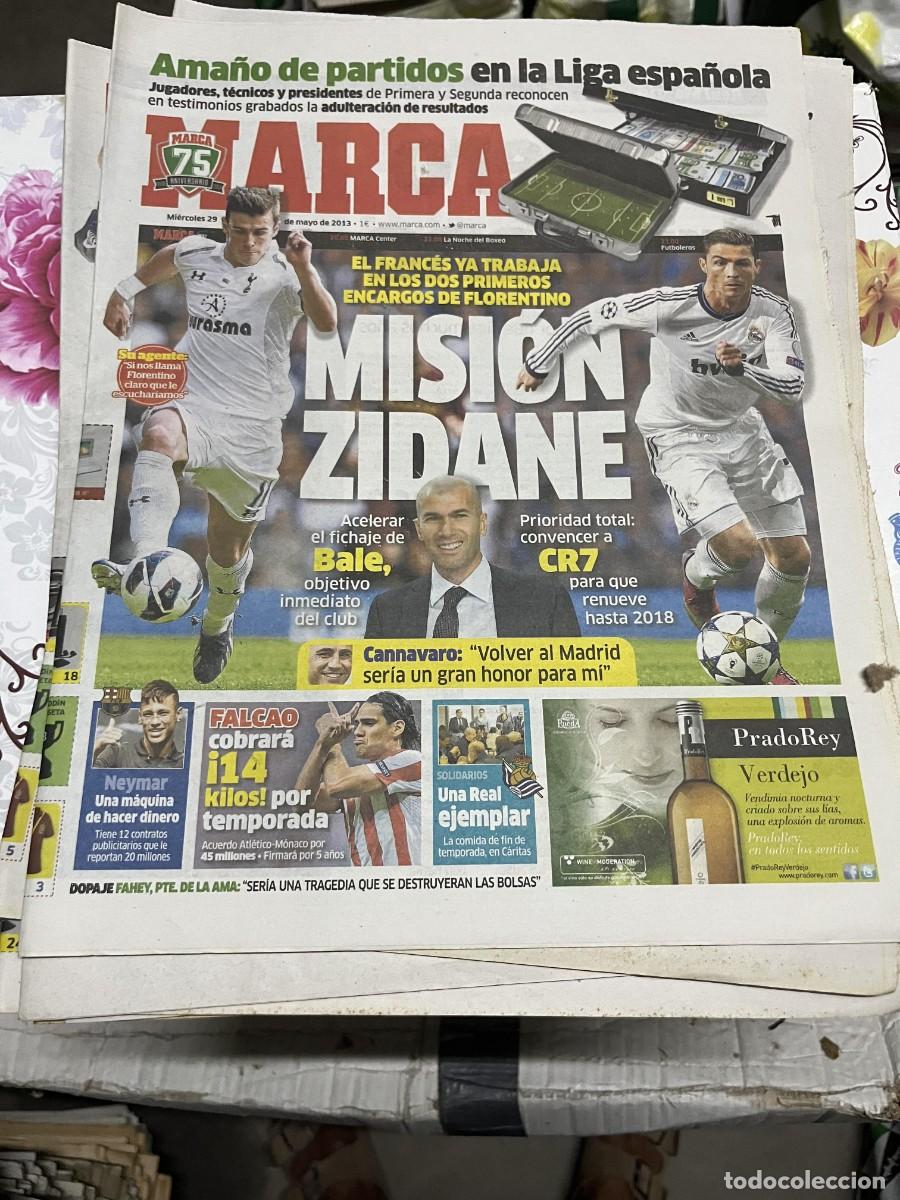 Coleccionismo deportivo: MARCA (29-5-2013) POSIBLE FICHAJE BALE RENOVACION CRISTIANO RONALDO ZIDANE REAL MADRID FALCAO