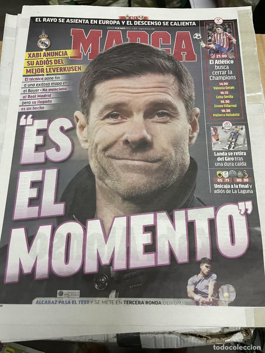 Coleccionismo deportivo: MARCA (10-5-2025) POSIBLE FICHAJE ENTRENADOR XABI ALONSO REAL MADRID HOY ATLETICO REAL SOCIEDAD